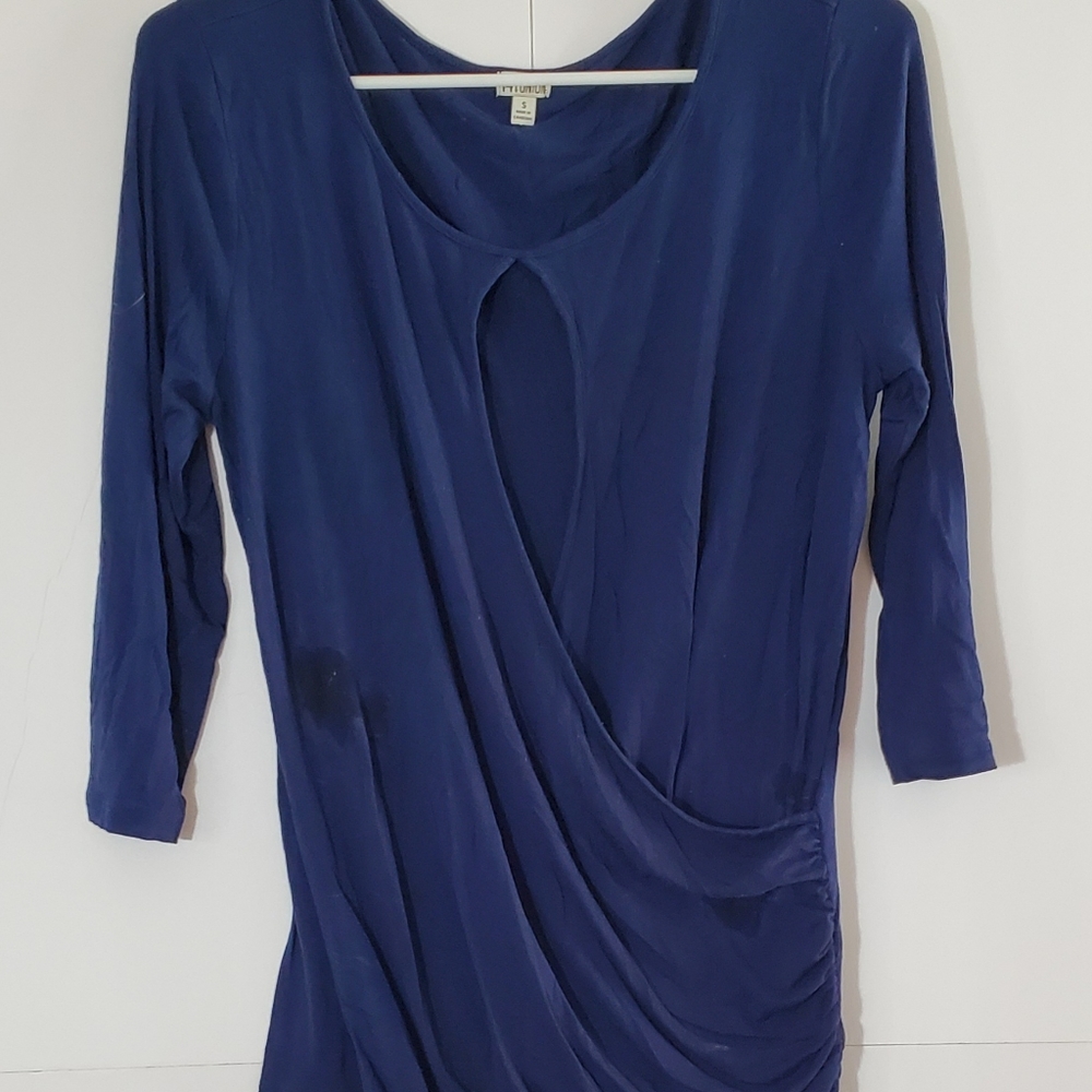 Navy blue blouse